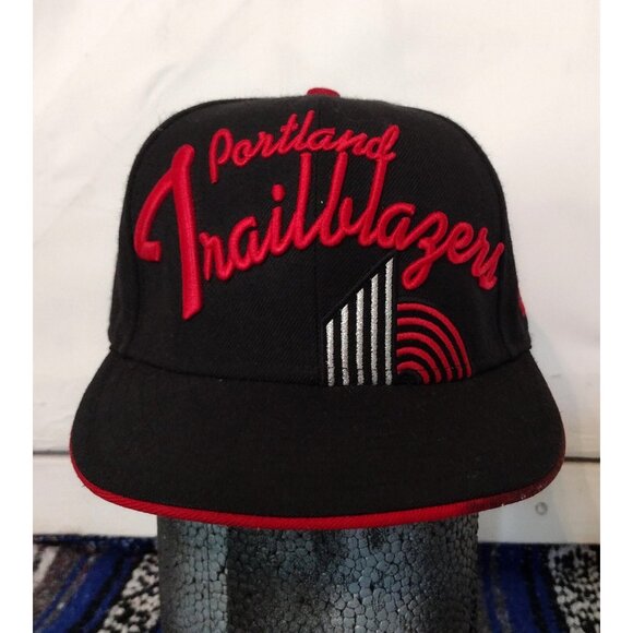 Portland Trailblazers New Era 9Fifty Spellout Wool Cap 7 1/4 - Picture 5 of 9